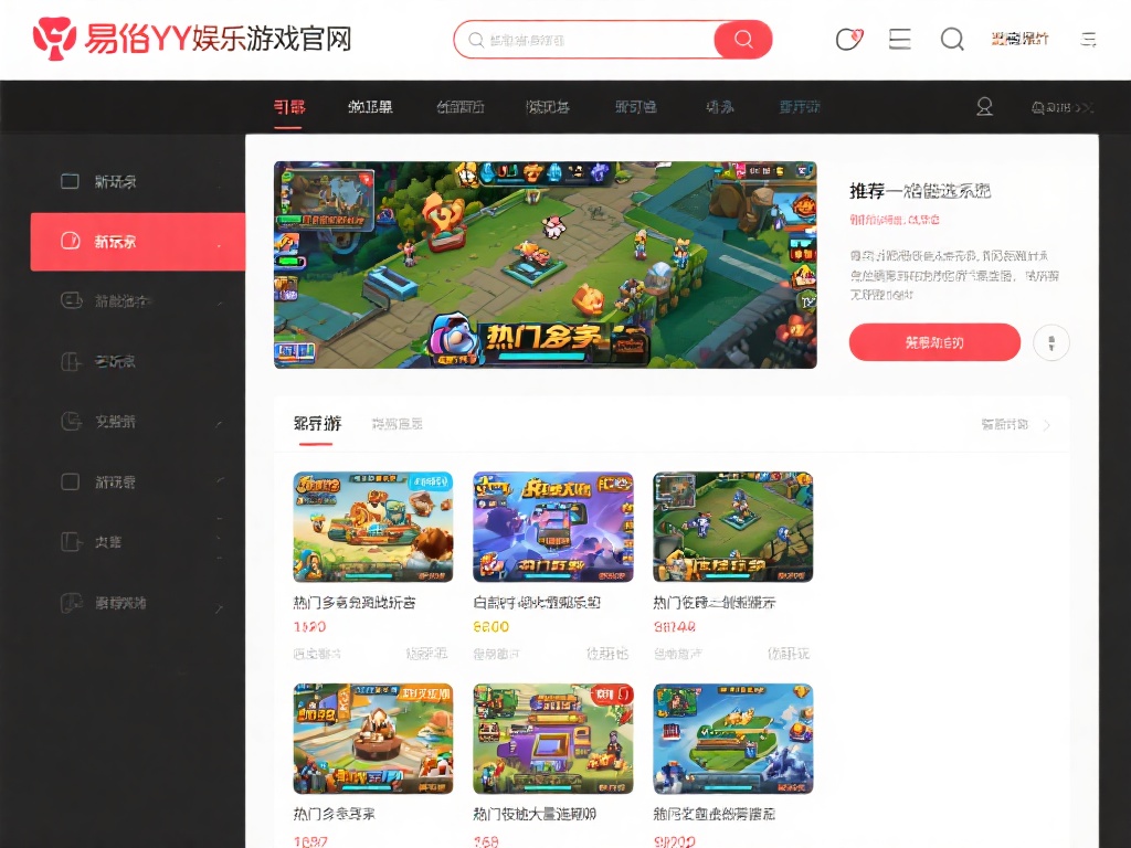 易游YY娱乐游戏官网:玩家畅享无限欢乐的最佳乐园 易游YY娱乐游戏官网的界面设计简洁清晰,操作极为流