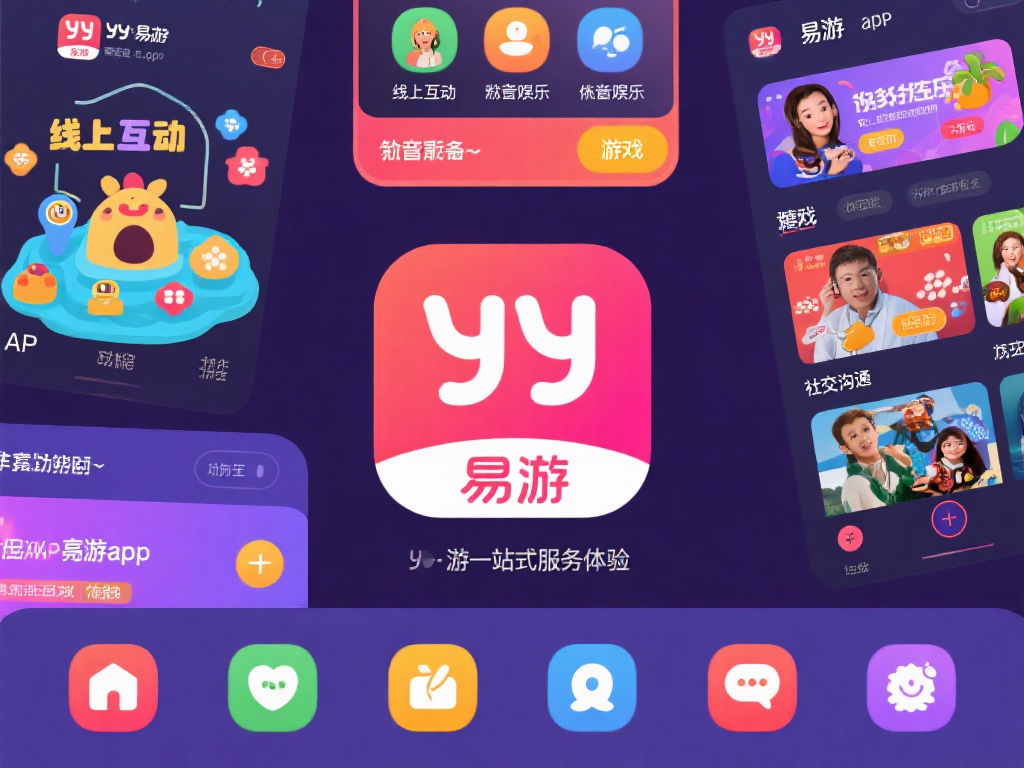 YY易游APP线上娱乐全面评测及功能解析 yy易游app的一大亮点是其丰富的功能模块,涵盖了